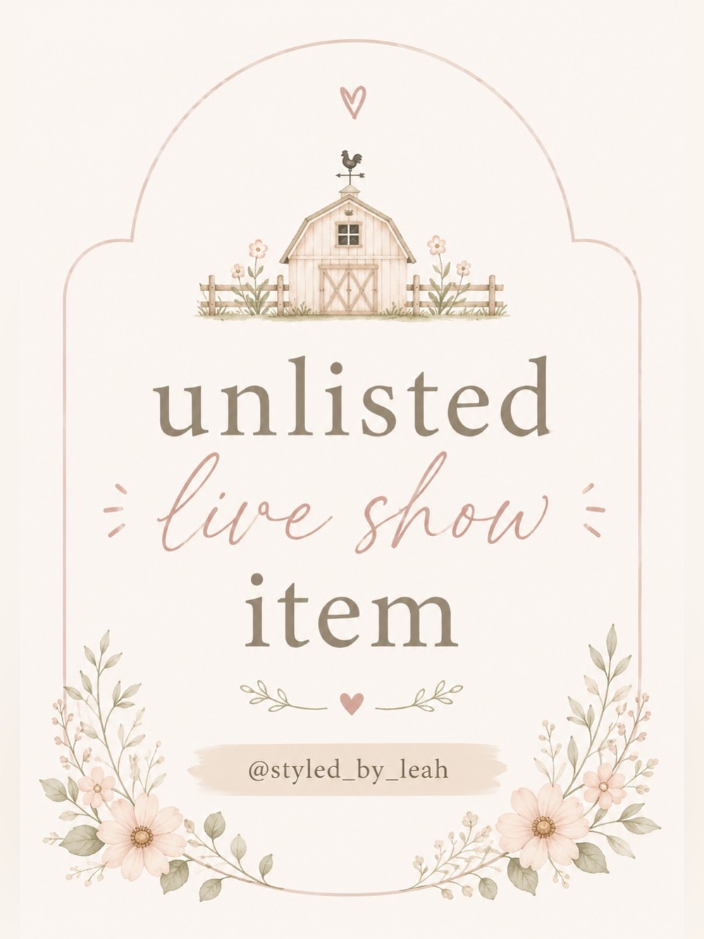 🌻 LIVE SHOW UNLISTED ITEM 🌻